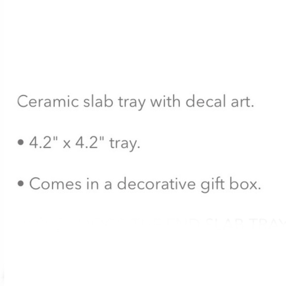 artful metallic gold heart with “Love” inside…porcelain tray in gift box-NIB - Picture 5 of 12